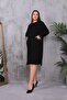 Plus Size Rhinestone Lycra Dress - 2