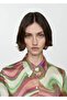 Patterned satin shirt - 6