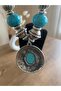 Antique Turquoise Beaded Women's Necklace - 6