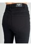 ZEO BASİC LYCRA MOM JEAN ȚESĂ GABRDIN NEGRU