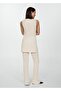 Ribbed Knitwear Flared Trousers - 4