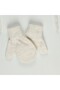 Baby Girl Ecru Hat and Glove Set - 4