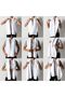 White Athlete Training Towel Cotton Gym Fitness Boxing Tennis Antibacterial Sports Towel 30X120'Cm - 5