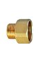 Brass Reverse Coupler Reduction 1/2''R'' - 1/4 R''