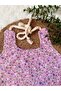 100% Organic Towel-Poplin Fabric Flower Model Baby Bib - 2