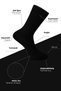Men's Long Plain Black Socks Premium - 2