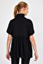 Fishneck Collar Ruffled Blazer (22-1165) - 5