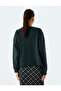 Cotton Crew Neck Long Sleeve Oversize Sweatshirt - 4