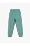 Printed Pocketed Elastic Leg Jogger Sweatpants - 2