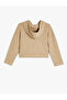 Viscose Blend Hooded Long Sleeve Sweatshirt - 2