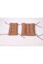 Luxury Bistro Kitchen Garden Chair Cushion with Backrest Brown (Cushion and Back Cushion) - 4