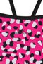 Thin Strap Jn43 Girls' Swimsuit Red / Black - 3