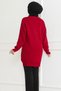 Red Flower Embroidered Knitwear Cardigan 2451 - 3