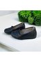 Women's Black Full Orthopedic Genuine Leather Sole Daily Mother Shoes - 3