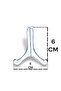 6X6 Snap Display Legs - Frame Plate, Plexi Clear & Knight - 3
