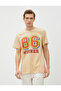 College T-Shirt Printed Short Sleeve Slim Fit Crew Neck - 3