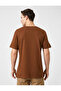 College T-Shirt Printed Crew Neck Slim Fit Short Sleeve - 4