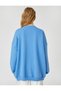 Crew Neck Sweatshirt Long Sleeve Printed Comfortable Cut - 4
