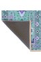 Rio Collection Turquoise Purple Themed Woven Base Modern Decorative Carpet Rio13 - 5