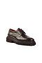 Brown Genuine Leather Men's Classic Shoes Premium 260 m - 3