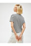 Basic T-Shirt Short Sleeve Crew Neck - 4