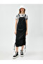 Salopet Dress Parachute Zipper Pocket Detailed Gathered - 3