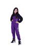 Snow Fashion Printed Mesh Detailed Girl's Tracksuit Set - 2