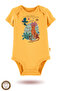2-Piece 100% Cotton Organic Printed Snap Fastener Baby Bodysuit - 2