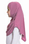 Dusty Rose Practical Ready-To-Wear Children's Hijab Bonnet Sandy Fabric Self-Boned 78_18 - 3