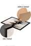 طقم لوحة ملصق بإطار أسود مكون من 3 قطع بإطار أسود من MDF - طقم 19 - 2