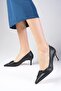 Orlanda Black Color Women's Heeled Shoes - 5