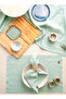 Linen Runner Frosty Green 45X160 - 4