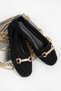 Stone Detailed Lace Casual Women's Knitted Fabric Comfortable Shoes, Ballerinas