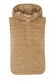 Women's Beige Color Quilted Hooded Puffer Vest - 3