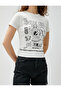 Anime T-Shirt Printed Crew Neck Short Sleeve Cotton - 5