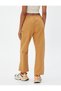 Cargo Trousers with Pocket Detail, Stopper and Elastic Waist - 4