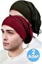 2-Piece Men's Winter Knitwear Knitted Beanie and Neck Collar - 8