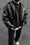 سترة معطف سميك للرجال من New Oversize Bomber - 2