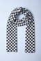 Checkered Patterned Knitwear Scarf - 3