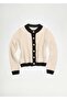 Contrast Buttoned Jacket - 8