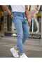 Slim Fit Men's Jeans Light Blue Nail
