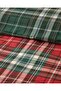 Royal Check Flannel Double Duvet Cover Set Red - 2
