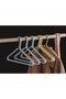 6 Pieces Mat Gold Modern Metal Clothes Hanger Sturdy a Quality Clothing Hanger Wardrobe Closet Organization - 6