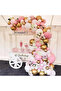 80 Pieces Pink-White Chrome Gold-Quality Balloon Set with Transparent Confetti - 4