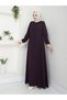 Tesettür Gi̇yi̇m Mevlana Sports Ferace Sleeves with Pleats, Buttons, and a Pleated Pocket on the Back with a Cover - 2