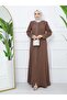 Large Size Ferace with Stone Detail on Front and Sleeves