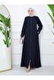 Large Size Ferace with Stones on the Front and Sleeves