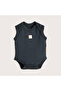 Cool Bear 3-Piece Sleeveless Body Set Ecru/Navy Blue - 3