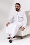 Men's White Sycamore Piping Tall Dagron Fabric Double Suit Sycamore - 7