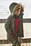 Boy's Hooded Parka Coat 4464 Green - 2